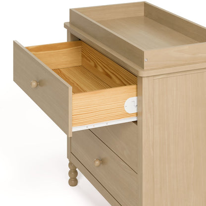 Rio 3 Drawer Chest with Topper-Driftwood