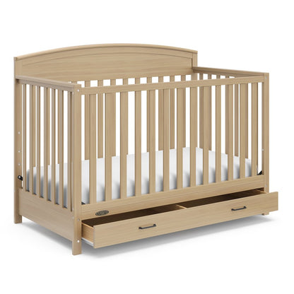 Graco Benton 5-in-1 Convertible Crib with Drawer (Driftwood)