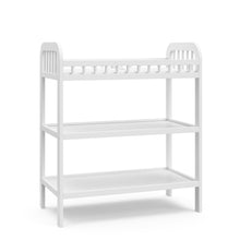 Storkcraft Pasadena Changing Table with Water-Resistant Changing Pad - White