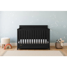 Graco Hadley 5-in-1 Convertible Crib with Drawer (Black)
