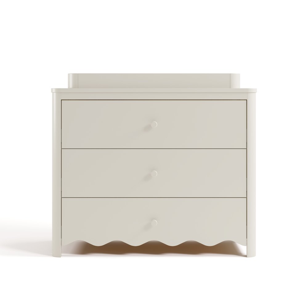Casablanca 3 Drawer Chest With Topper-Frosted Oat
