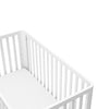 Storkcraft Santos 3-in-1 Convertible Crib (White with Natural)