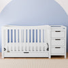 Graco Remi All-in-One Convertible Crib with Drawer and Changer (White)