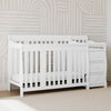 Storkcraft Portofino 4-in-1 Convertible Crib and Changer - White