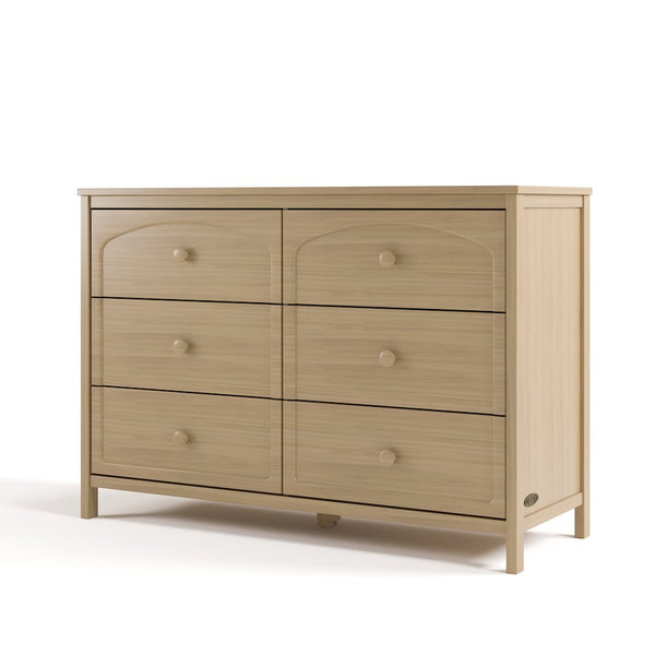 Olivia 6 Drawer Dresser-Driftwood
