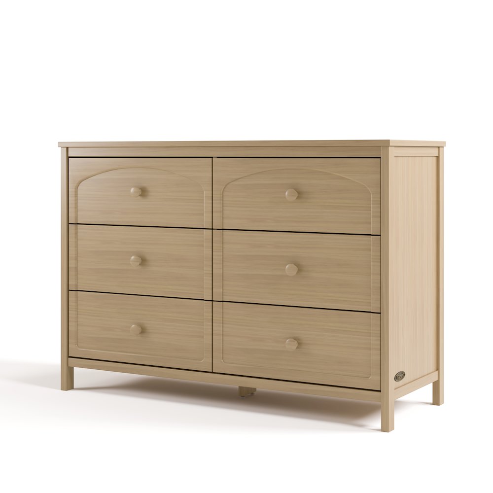 Olivia 6 Drawer Dresser-Driftwood