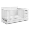 Graco Hadley 5-in-1 Convertible Crib and Changer with Drawer (White)
