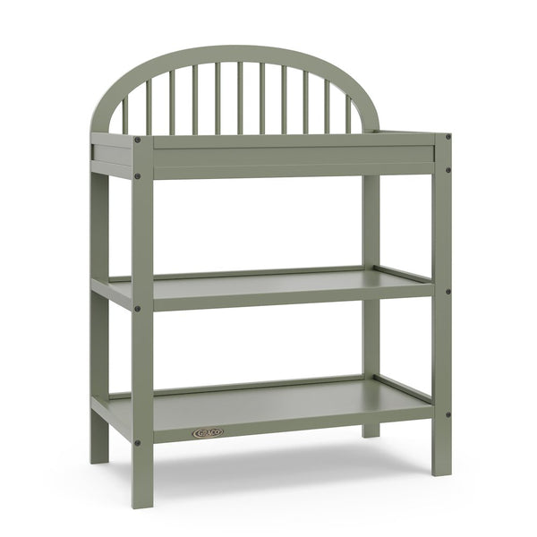 Graco Olivia Changing Table with Water-Resistant Changing Pad - Olive