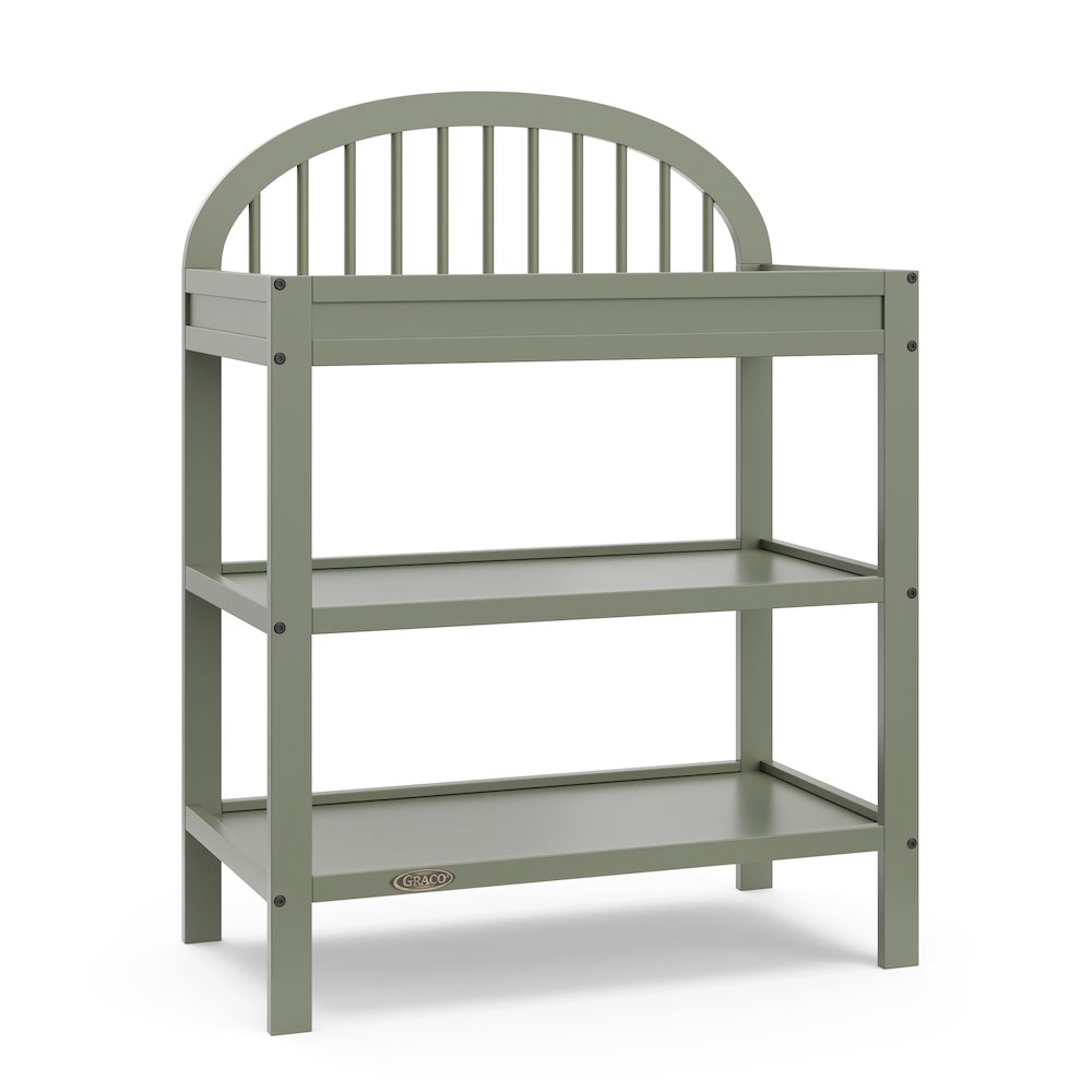 Graco Olivia Changing Table with Water-Resistant Changing Pad - Olive