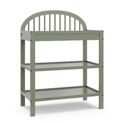 Graco Olivia Changing Table with Water-Resistant Changing Pad - Olive