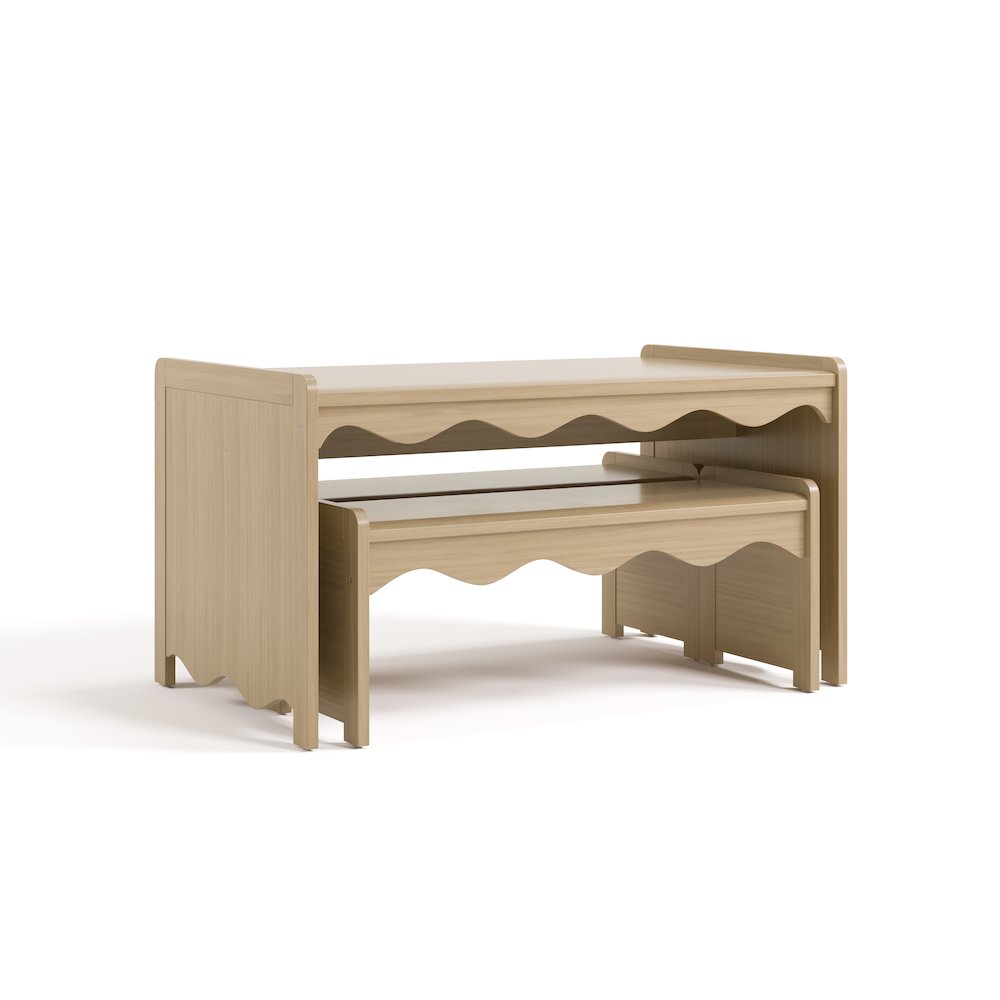Casablanca Table & Bench Set-Driftwood