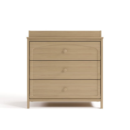 Olivia 3 Drawer Chest with Topper-Driftwood