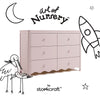 Casablanca 6 Drawer Dresser-Blush