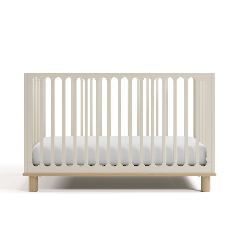Sicily Convertible Crib- Frosted Oat/Driftwood