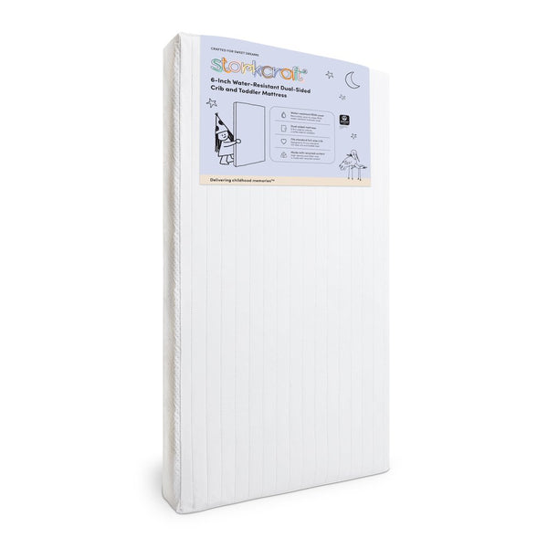6-Inch Water-Resistant Dual-Sided Crib & Toddler Mattress