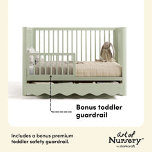 Casablanca Deluxe 5-in-1 Convertible Crib with Drawer - Sage