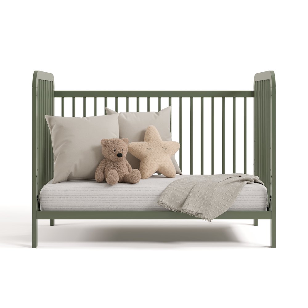 Pasadena 3-in-1 Convertible Crib - Olive