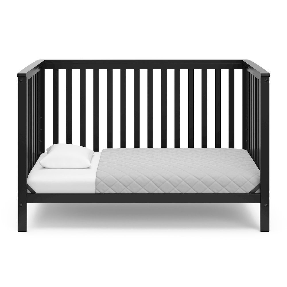 Storkcraft Hillcrest 4-in-1 Convertible Crib - Black