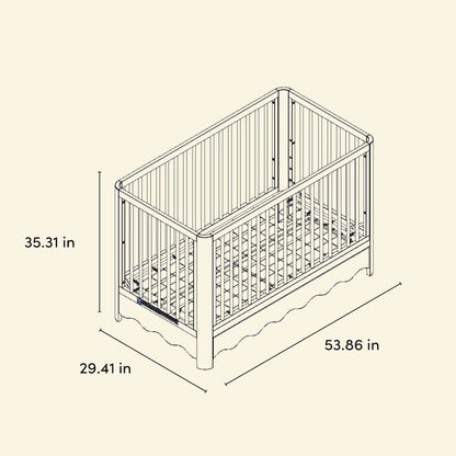 Casablanca Deluxe 5-in-1 Convertible Crib with Drawer - Sage