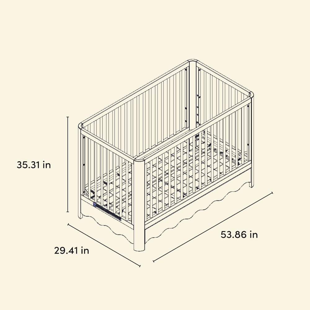Casablanca Deluxe 5-in-1 Convertible Crib with Drawer - Sage