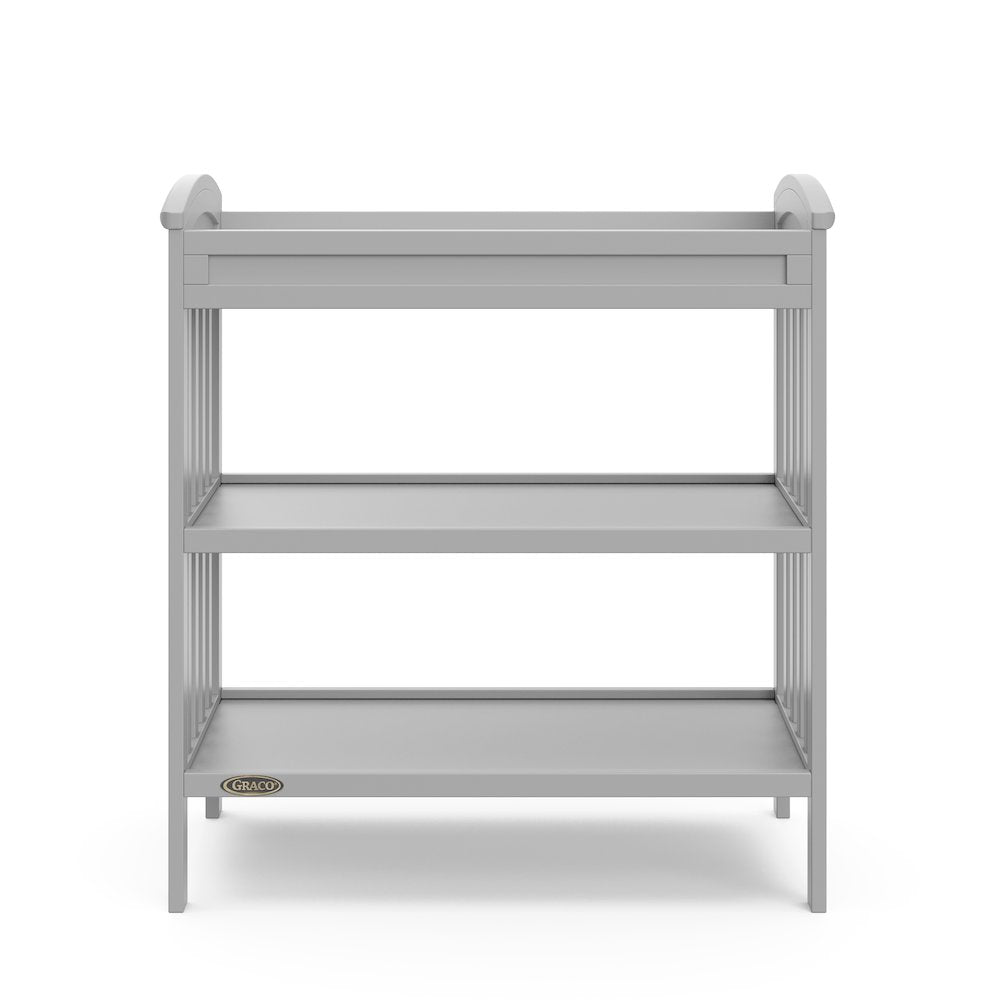Benton Changing Table with Bonus Water-Resistant Changing Pad - Pebble Gray