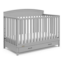 Graco Benton 5-in-1 Convertible Crib with Drawer (Pebble Gray)