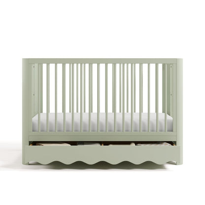 Casablanca Deluxe 5-in-1 Convertible Crib with Drawer - Sage