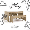 Casablanca Table & Bench Set-Driftwood