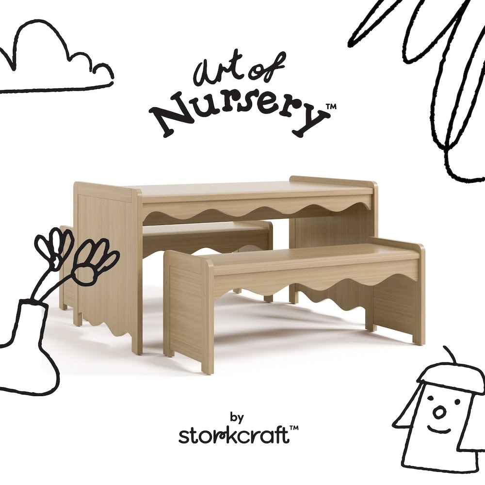 Casablanca Table & Bench Set-Driftwood