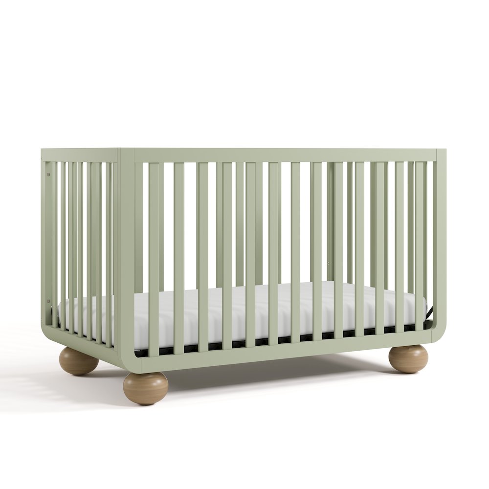 Amalfi Convertible Crib- Sage/Driftwood
