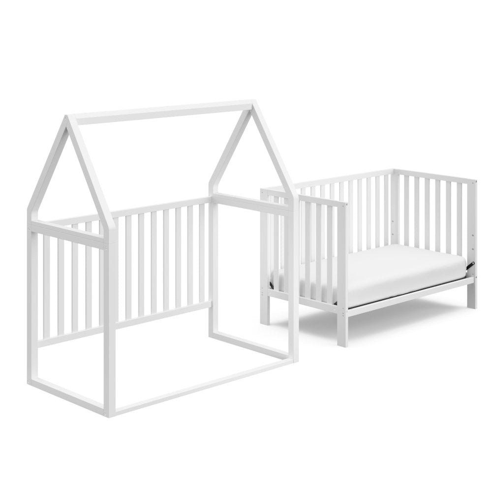 Storkcraft Orchard 6-in-1 Convertible Crib (White) – GREENGUARD Gold Certified