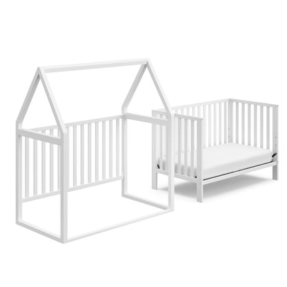 Storkcraft Orchard 6-in-1 Convertible Crib (White) – GREENGUARD Gold Certified