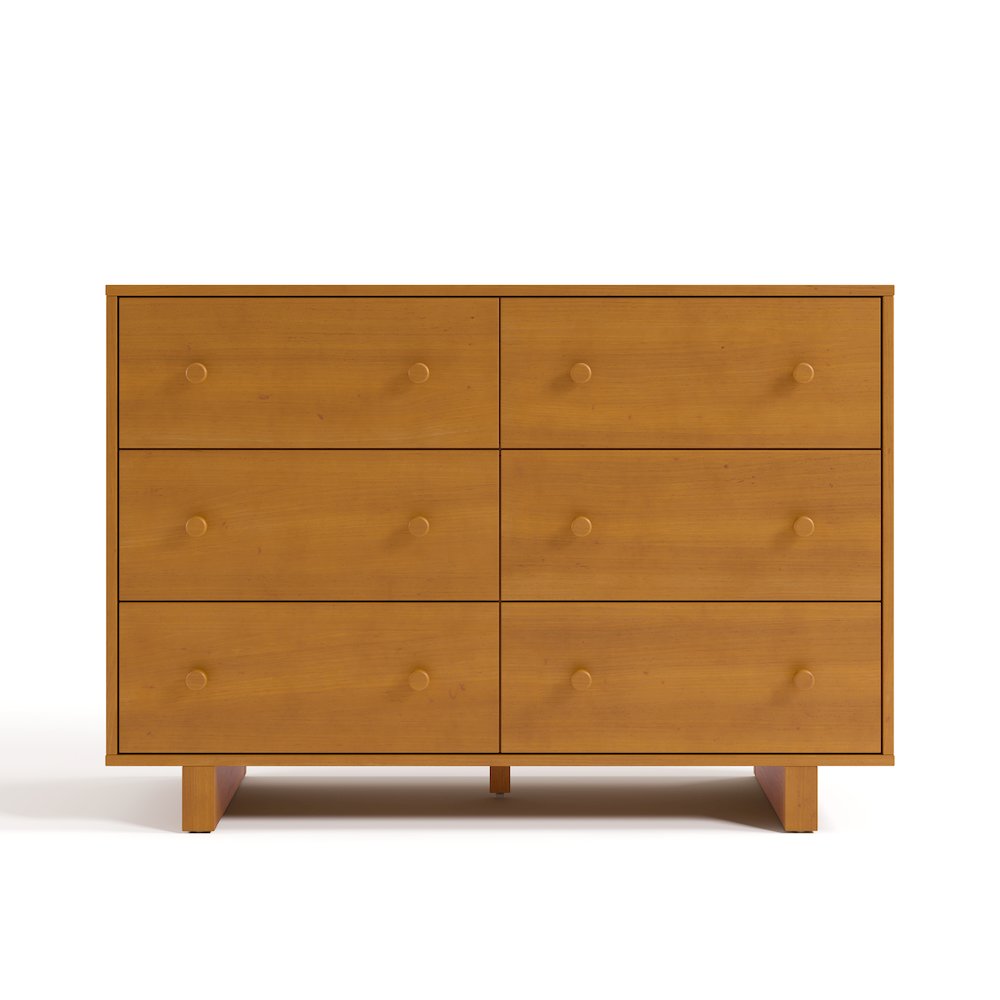 Texas 6 Drawer Dresser-Almond