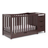 Graco Remi All-in-One Convertible Crib with Drawer and Changer (Espresso)