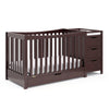 Graco Remi All-in-One Convertible Crib with Drawer and Changer (Espresso)