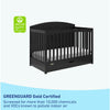 Graco Bellwood 5-in-1 Convertible Crib with Drawer (Black)