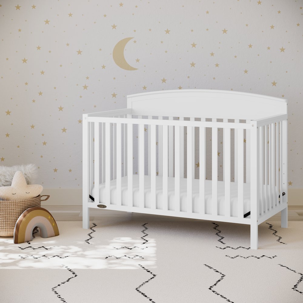 Graco Benton 5-in-1 Convertible Crib (White)