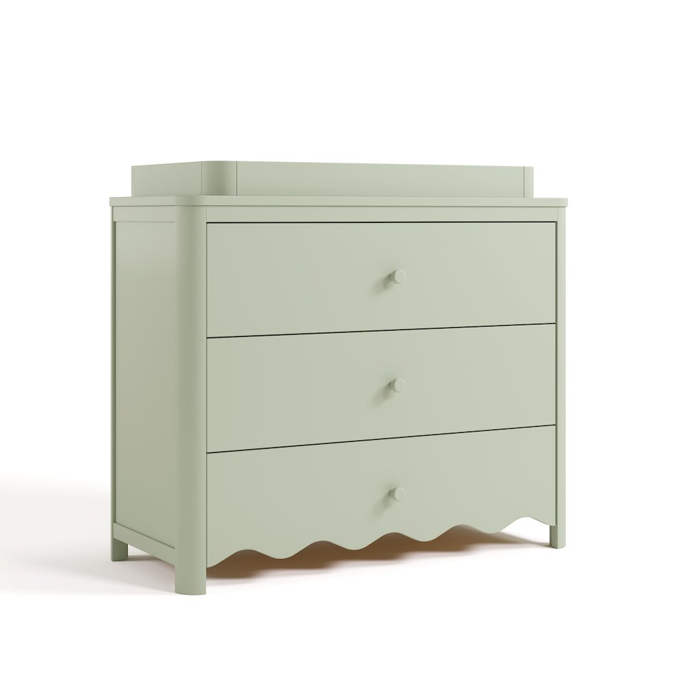 Casablanca 3 Drawer Chest With Topper-Sage