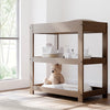 Customizable Changing Table with Water-Resistant Changing Pad - Hazelnut