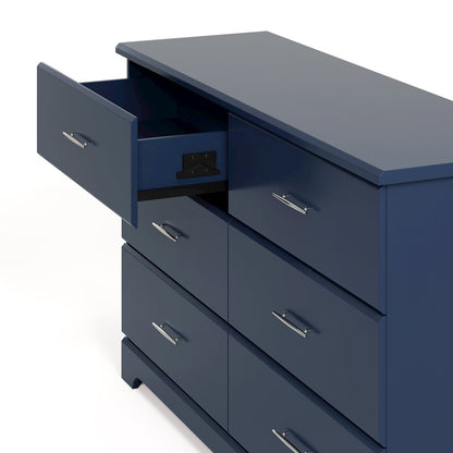 Brookside 6-Drawer Dresser- Midnight Blue