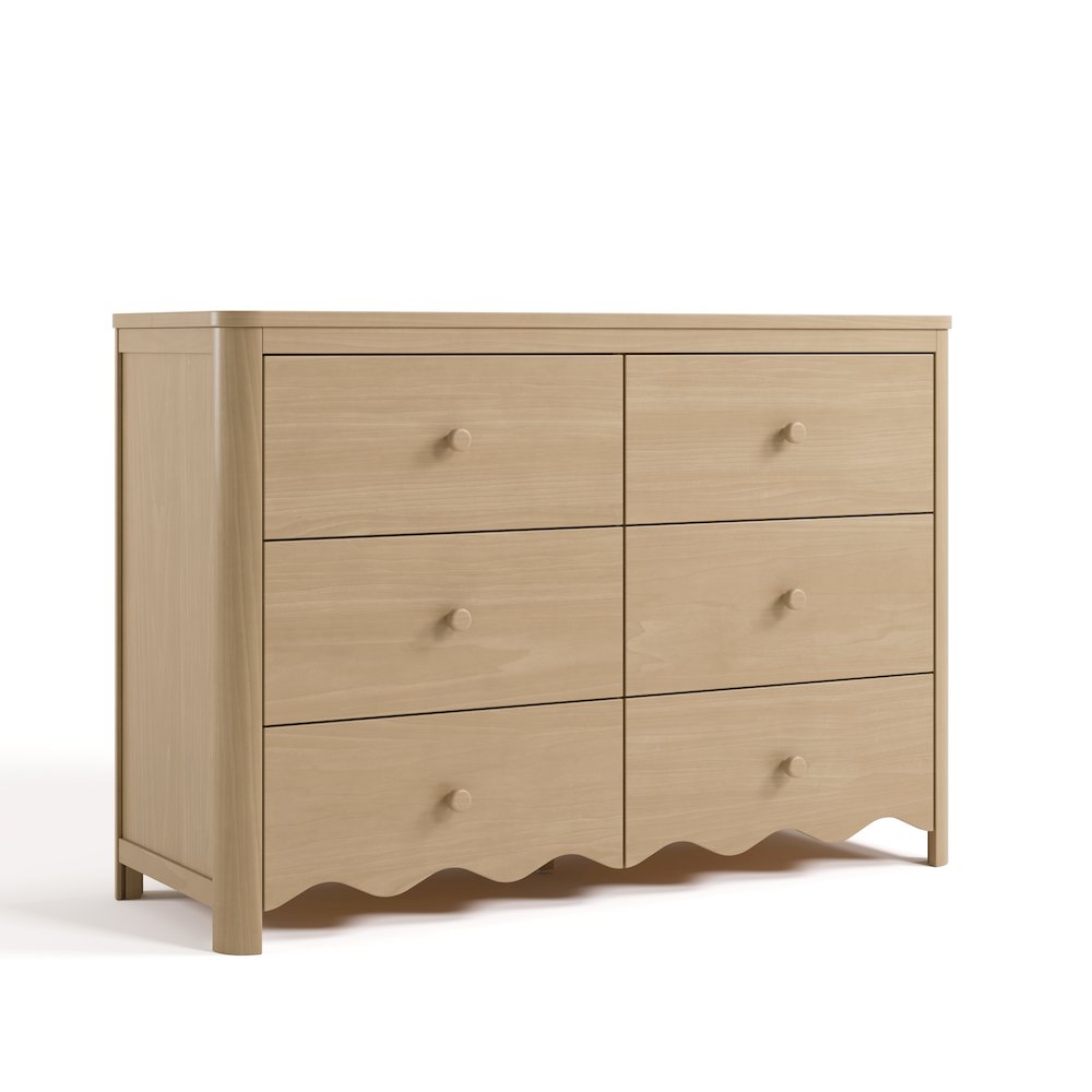 Casablanca 6 Drawer Dresser-Driftwood