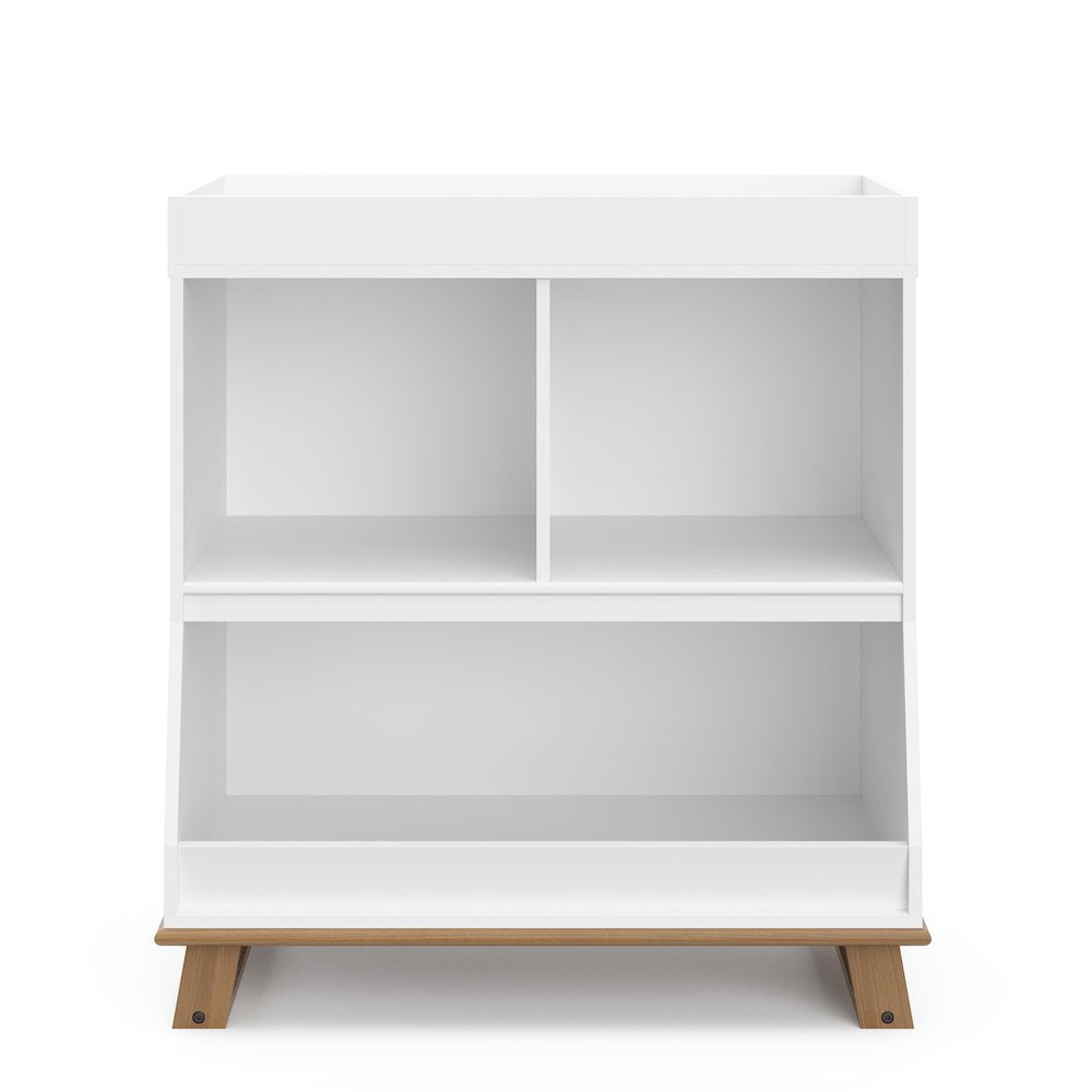Storkcraft Modern Changing Table with Storage and Removable Topper