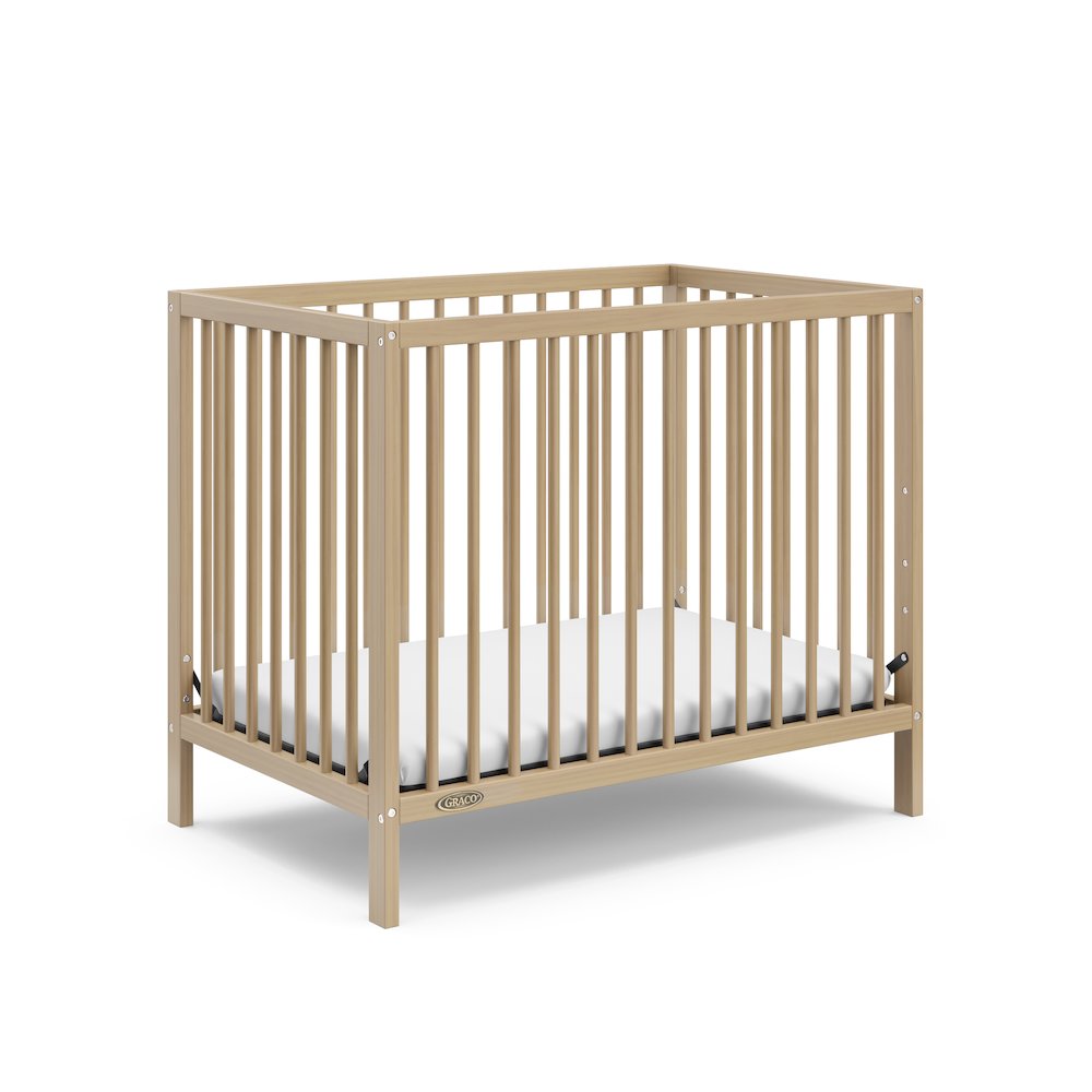 Graco Teddi 4-in-1 Convertible Mini Crib - Driftwood