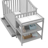 Graco Solano 4-in-1 Convertible Crib & Changer with Drawer - Pebble Gray