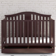 Graco Solano 4-in-1 Convertible Crib with Drawer - Espresso