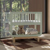 Santorini Deluxe 3-in-1 Convertible Bassinet - Sage/Driftwood