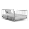 Graco Teddi 5-in-1 Convertible Crib with Drawer - Pebble Gray and White