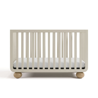 Amalfi Convertible Crib- Frosted Oat/Driftwood