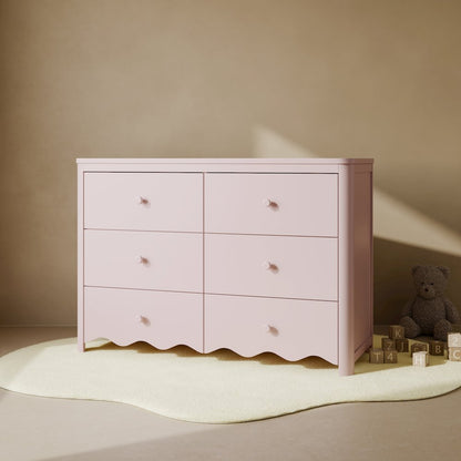 Casablanca 6 Drawer Dresser-Blush