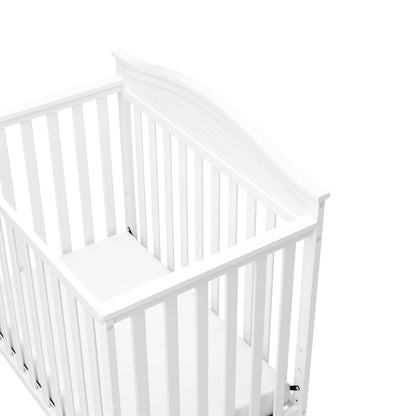 Graco Stella 4-in-1 Convertible Mini Crib with Bonus Mattress - White